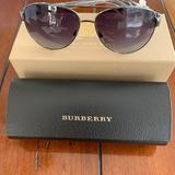 Burberry Other | Burberry Avaitor Sunglasses | Color: Gray | Size: Os