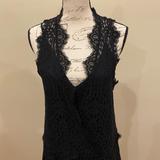 Free People Dresses | Free People Women’s Heart In Two Lace Mid Dress | Color: Black | Size: S