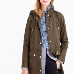 J. Crew Jackets & Coats | J. Crew Sterling Army Green Field Jacket X-Small | Color: Green | Size: Xs