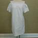 J. Crew Dresses | J.Crew $118 Off-The-Shoulder Dress F5782 | Color: White | Size: 6p