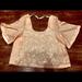 Free People Tops | Free People Sequined Blush Top | Color: Pink | Size: M