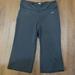 Nike Pants & Jumpsuits | Nike Gray Cropped Flared Leggings. Sz. M. | Color: Gray | Size: M