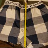American Eagle Outfitters Underwear & Socks | American Eagle Boxers Blue Plaid 32-34 | Color: Blue | Size: 32-34