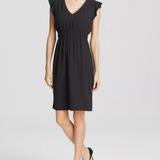Kate Spade Dresses | Kate Spade Black Dress Flutter Sleeve Dress | Color: Black | Size: 2