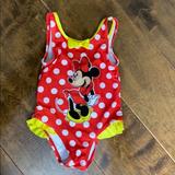 Disney Swim | Disney: Minnie Mouse Swimsuit | Color: Red/White | Size: 2tg