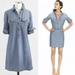 J. Crew Dresses | J. Crew Denim Chambray Button Up Shirt Dress | Color: Blue | Size: S