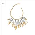 Louis Vuitton Jewelry | Louis Vuitton Feathers Crew Necklace | Color: Gold/Silver | Size: Os