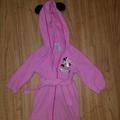 Disney Pajamas | Disney Bath Robe Size 4t | Color: Black/Pink | Size: 4tg