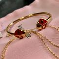 Kate Spade Jewelry | Kate Spade Ladybug Flexcuff Nwt | Color: Gold/Red | Size: Os