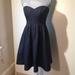 J. Crew Dresses | J. Crew - Navy Blue Strapless Cocktail Dress | Color: Blue | Size: 4