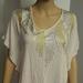 Free People Tops | Free People Blouse Light Pink Metal Studs Size Xs | Color: Cream/Pink | Size: Xs