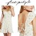 Free People Dresses | New Xs Free People Like A Lady Print Mini Dress | Color: Cream/White | Size: Xs