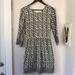 Madewell Dresses | Madewell Silk Dress | Color: Black/White | Size: 2