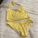 J. Crew Swim | Jcrew Yellow Two Piece Medium | Color: Yellow | Size: M