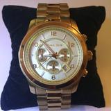 Michael Kors Accessories | Michael Kors Men's Chronograph Runway Watch | Color: Gold | Size: Fits Size 6" Wrist.