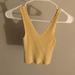 Brandy Melville Tops | Brandy Melville Tank Top | Color: Yellow | Size: All Sizes