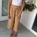 American Eagle Outfitters Pants & Jumpsuits | Flowy Ae Capris | Color: Yellow | Size: Xxs
