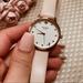 Kate Spade Accessories | Kate Spade Watch With Genuine Leather Strap | Color: Cream/Gold | Size: Os