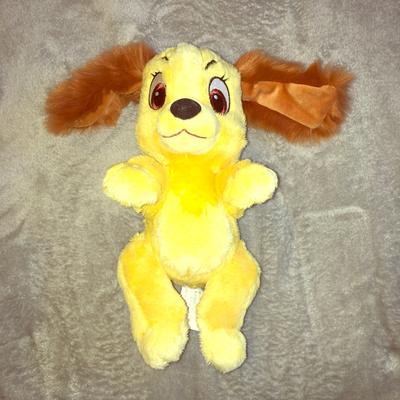 Disney Toys | Disney Lady And The Tramp Plush | Color: Gold/Yellow | Size: 10 In