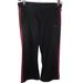 Adidas Pants & Jumpsuits | Adidas Athletic Pants Cropped Size Small | Color: Black/Pink | Size: S