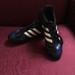 Adidas Shoes | Adidas Youth Soccer Shoes Black, Size 2.5 | Color: Black/Blue | Size: 2.5bb