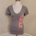 American Eagle Outfitters Tops | Ae Vneck Tshirt | Color: Gray | Size: M