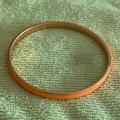 J. Crew Jewelry | J. Crew Orange Enamel Bangle Bracelet | Color: Orange | Size: 2.5” Diameter