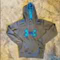 Under Armour Shirts & Tops | Like New! Under Armour Boys' Armour Fleece Hoodie | Color: Blue/Gray | Size: Sb