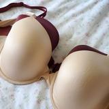Victoria's Secret Intimates & Sleepwear | 2 Victoria's Secret Bras | Color: Cream/Purple | Size: 34ddd