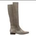 Kate Spade Shoes | Kate Spade Saturday Mixed Media Riding Boots | Color: Cream/Tan | Size: 10