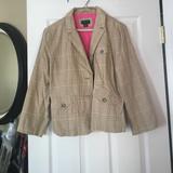 American Eagle Outfitters Jackets & Coats | American Eagle Blazer | Color: Pink/Tan | Size: Xl