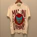 Gucci Tops | Gucci La Maison De L'amour T Shirt | Color: Cream/White | Size: Xs