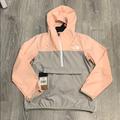 The North Face Jackets & Coats | Girls The North Face Windbreaker | Color: Gray/Pink | Size: Mg