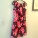Kate Spade Dresses | Kate Spade Nwt 2 Rambling Roses A Line Dress | Color: Black/Pink | Size: 2