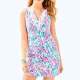 Lilly Pulitzer Dresses | Lilly Pulitzer Mila Shift Mini Dress | Color: Blue/Pink | Size: Xs