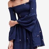Free People Dresses | Free People Counting Daisies Dress Blue | Color: Blue | Size: S