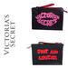 Victoria's Secret Bags | #33 Victoria Secret Cosmetics Bags | Color: Black/Red | Size: Os