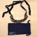 American Eagle Outfitters Jewelry | American Eagle Chunky Ribbon Statement Necklace | Color: Blue/Silver | Size: Os