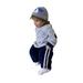 Polo By Ralph Lauren Matching Sets | Infants Boys Outfit Sweat Pants/Top Bundle | Color: Blue/Gray | Size: 9mb