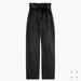 J. Crew Pants & Jumpsuits | J Crew Black Paperbag Waist Pant. Nwt Size 0 | Color: Black | Size: 0