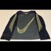 Nike Shirts & Tops | Kids Grey/Navy Nike Dri-Fit L/S T Size M / 6 | Color: Blue/Gray | Size: 6b