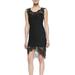 Free People Dresses | Free People Peekaboo Scalloped Lace Slip Dress | Color: Black | Size: Xs