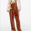 Zara Pants & Jumpsuits | Blogger Favorite Zara Limited Edition Velvet Pants | Color: Brown | Size: M