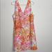 Lilly Pulitzer Dresses | Lilly Pulitzer Mikayla Shift Dress New | Color: Orange/Pink | Size: L