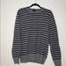 J. Crew Sweaters | Jcrew Men’s Striped Crew Neck Sweater | Color: Blue/Gray | Size: L