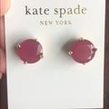 Kate Spade Jewelry | Nwt Large Pink Kate Spade Stud Earrings | Color: Gold/Pink | Size: Os