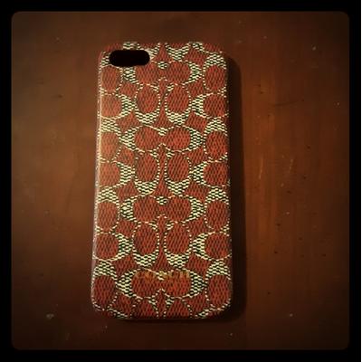 Coach Accessories | Coach Iphone 5/5s Case | Color: Red/White | Size: Iphone 5/5s