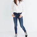 Madewell Jeans | Madewell 26t High 9” Rise Skinny Distressed Jeans | Color: Blue | Size: 26t