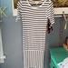 Lularoe Dresses | Lularoe Black And White Striped Dress | Color: Black/White | Size: Xxs