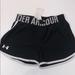 Under Armour Bottoms | Little Girls Under Armor Shorts Size Youth Medium | Color: Black/White | Size: Mg